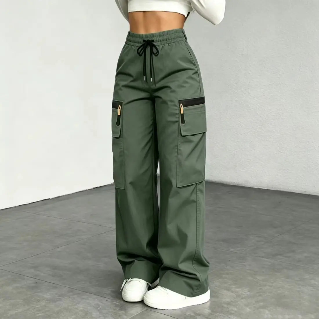 ⚡ FINAL SALE 🔥 10 FOR ONLY $23! Women’s Lightweight Loose-Fit Cargo Pants with Multiple Pockets – Limited-Time Clearance Deal