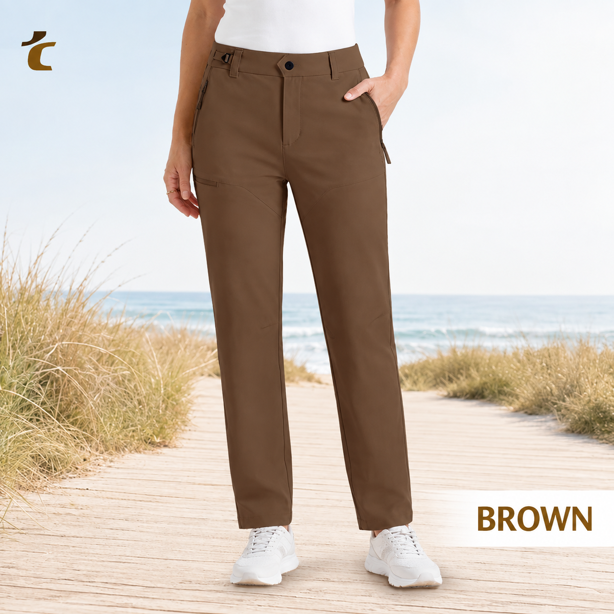 Trelovia - Women's Stretch Flex-Fit Outdoor Utility Pants