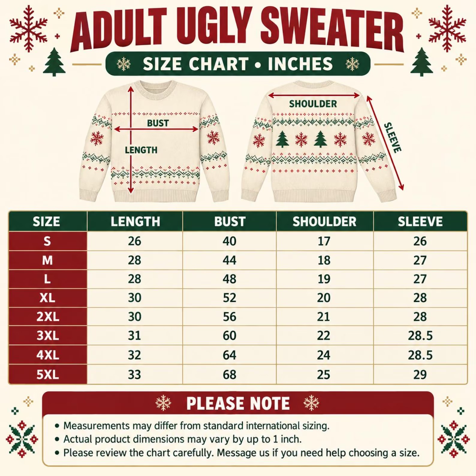 Personalized Ugly Christmas Sweater, Custom Name Funny Holiday Shirt, Christmas Gift for Him