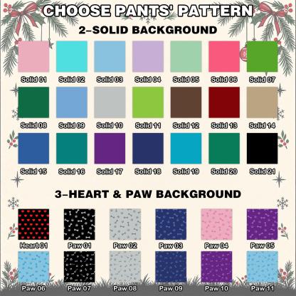 Personalized Fake Butt Prank Pajama Pants, Funny Custom Underwear Print Lounge Pants, Novelty Christmas Gag Gift