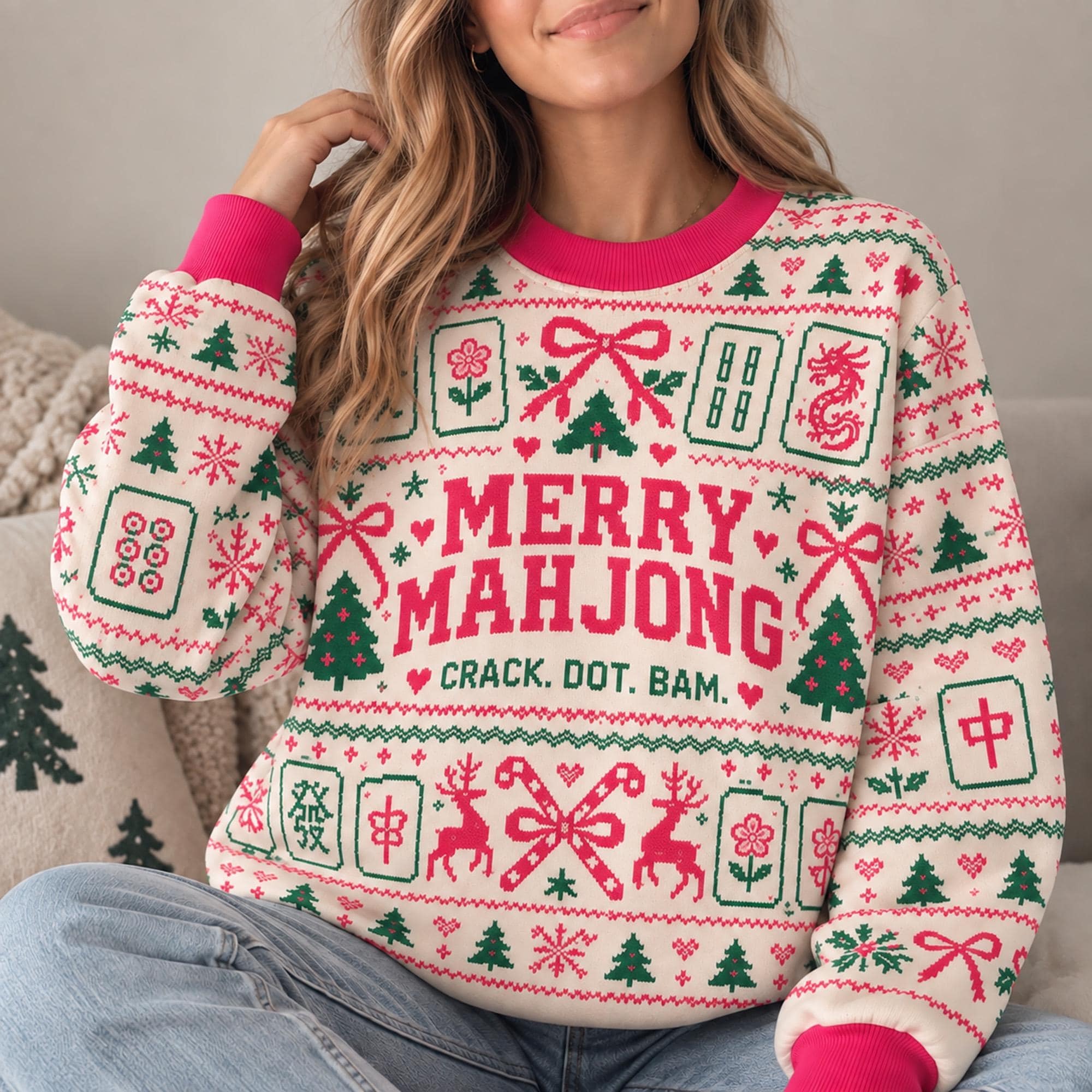 [Copy]Funny Couple Christmas Sweaters, Ugly Christmas Sweater with Fake Abs Print, Matching Holiday Sweaters, Funny Christmas Gift for Couples