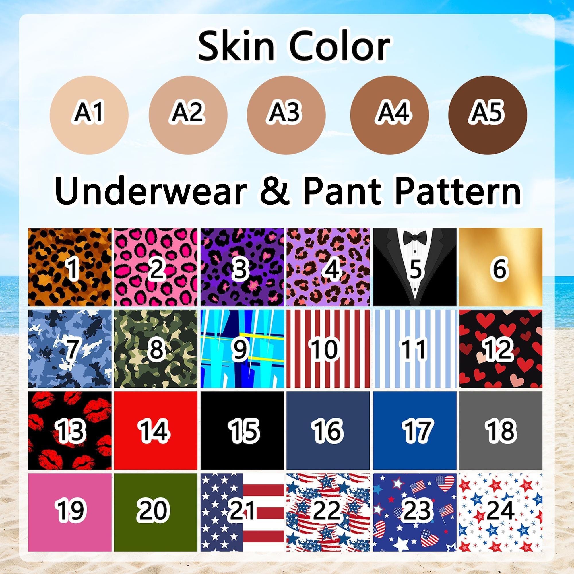 Funny Fake Butt Pajama Pants, Custom Prank Underwear Print Lounge Pants, Novelty Gag Gift for Men and Women