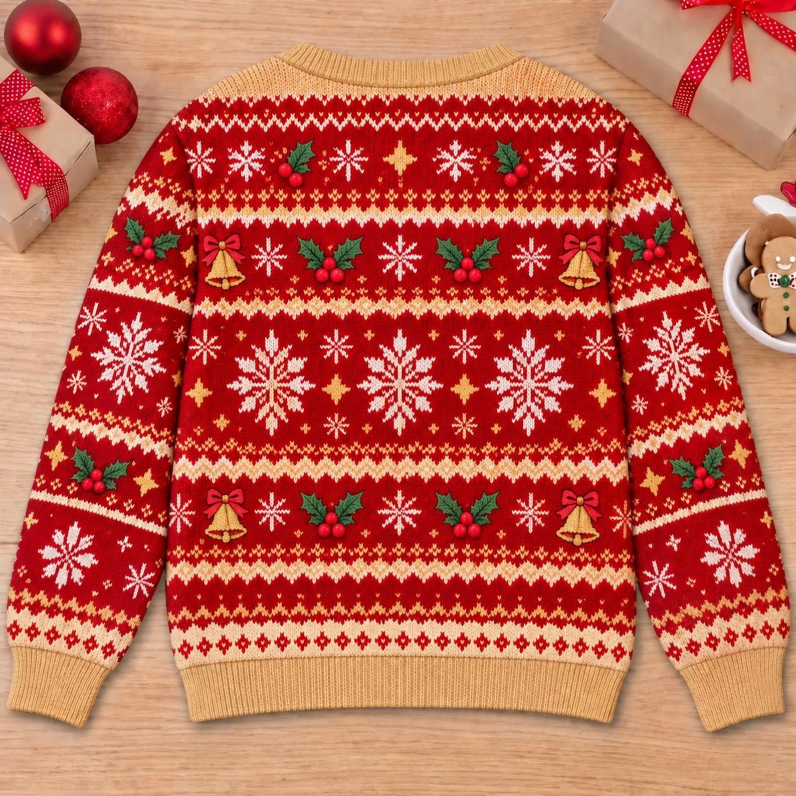 Personalized Ugly Christmas Sweater, Custom Name Funny Holiday Shirt, Christmas Gift for Him