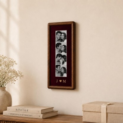 Personalized Photo Strip Frame – Custom Couple Memory Keepsake