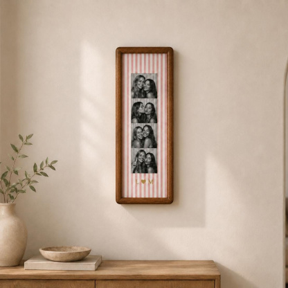 Personalized Photo Strip Frame – Custom Couple Keepsake & Wall Decor