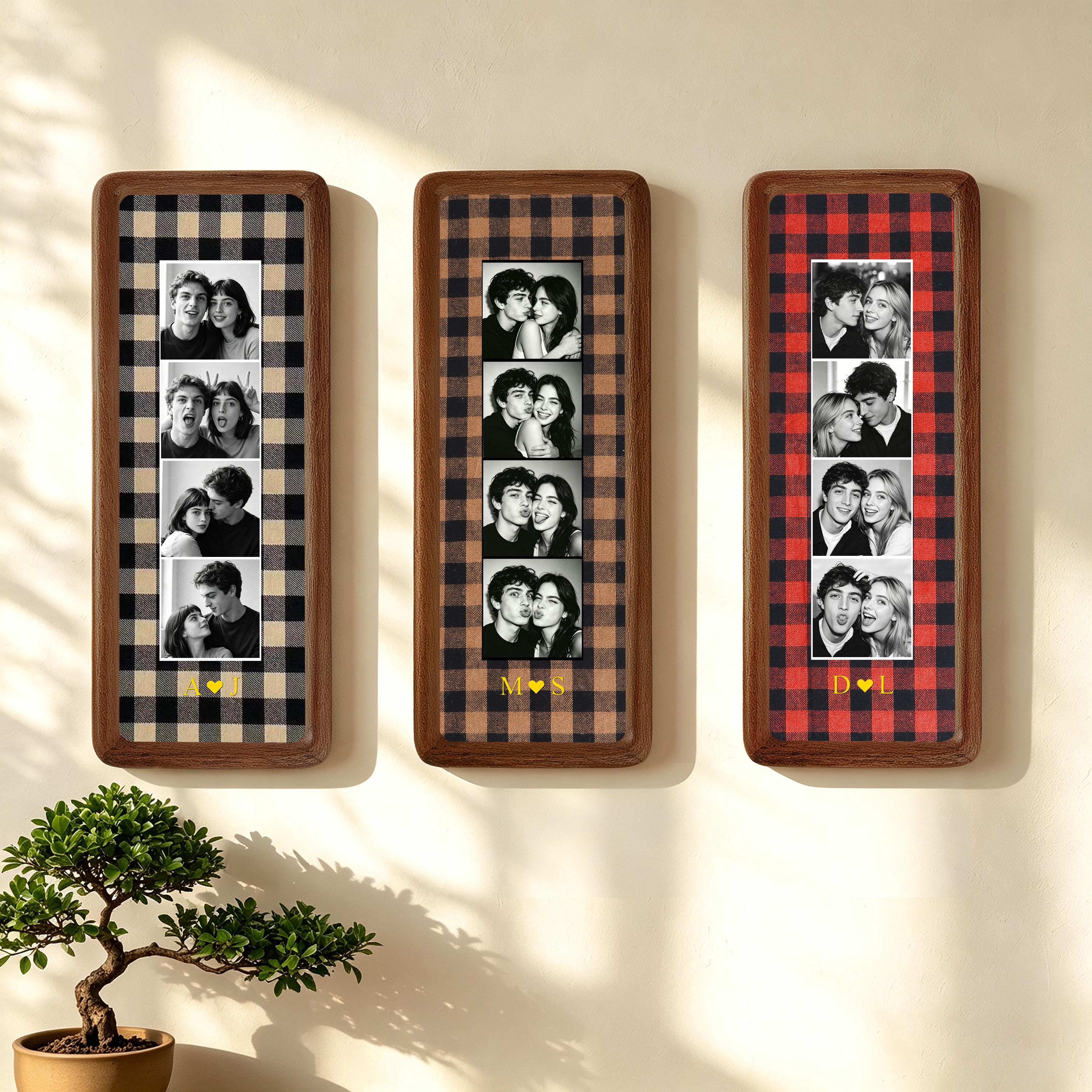 Personalized couple photo frame customization details