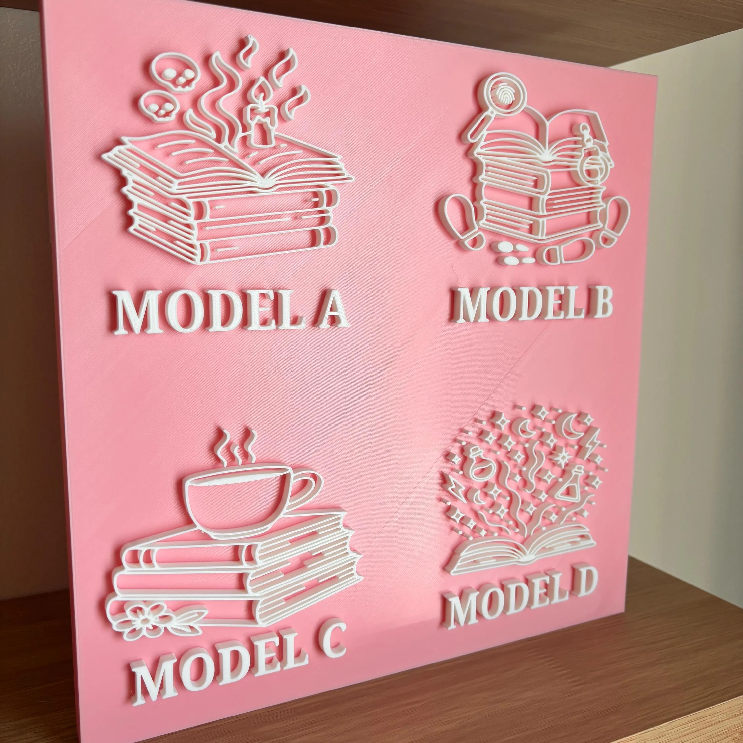 Personalized Library Sign, Custom Bookshelf Decor for Your Reading Nook
