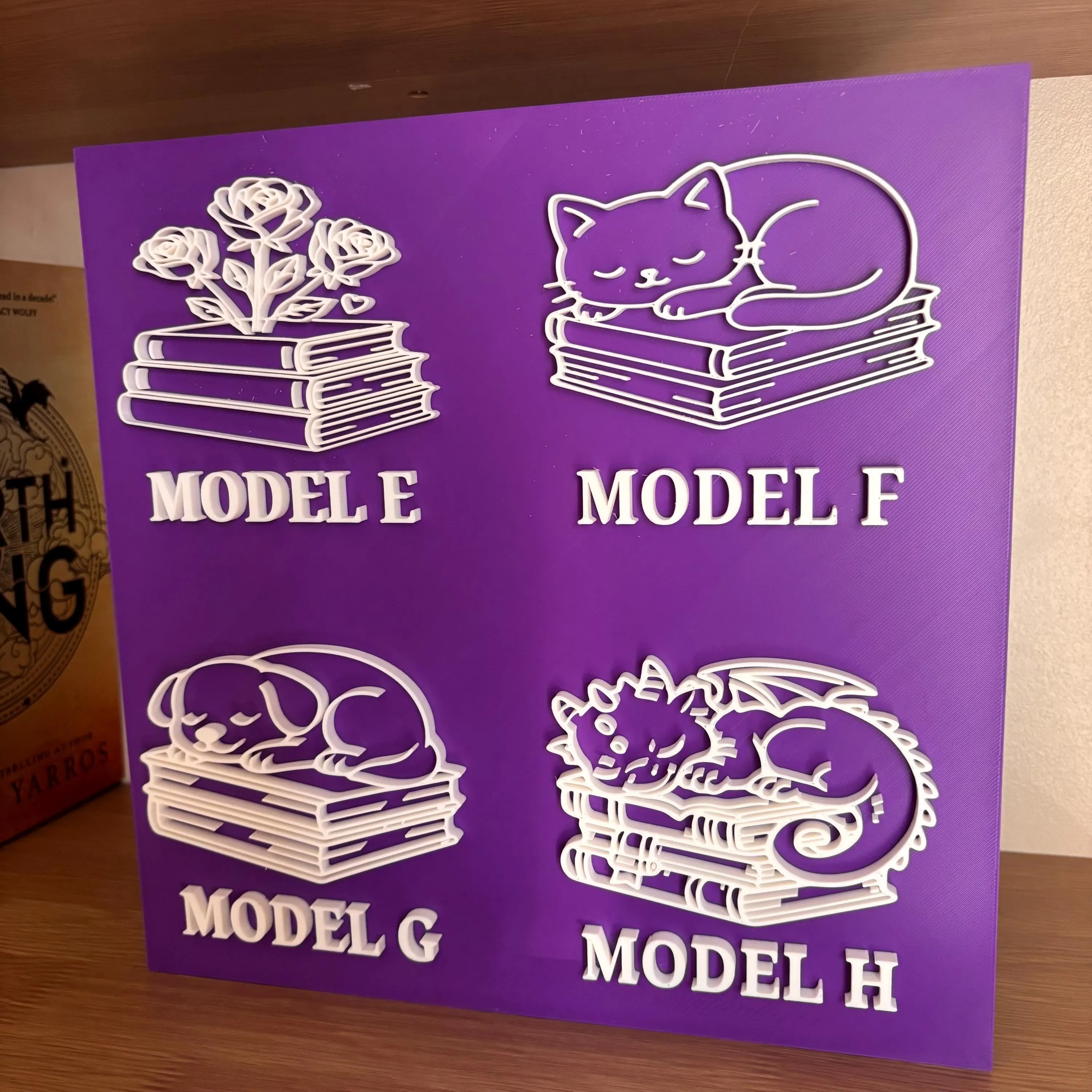 Personalized Library Sign, Custom Bookshelf Decor for Your Reading Nook