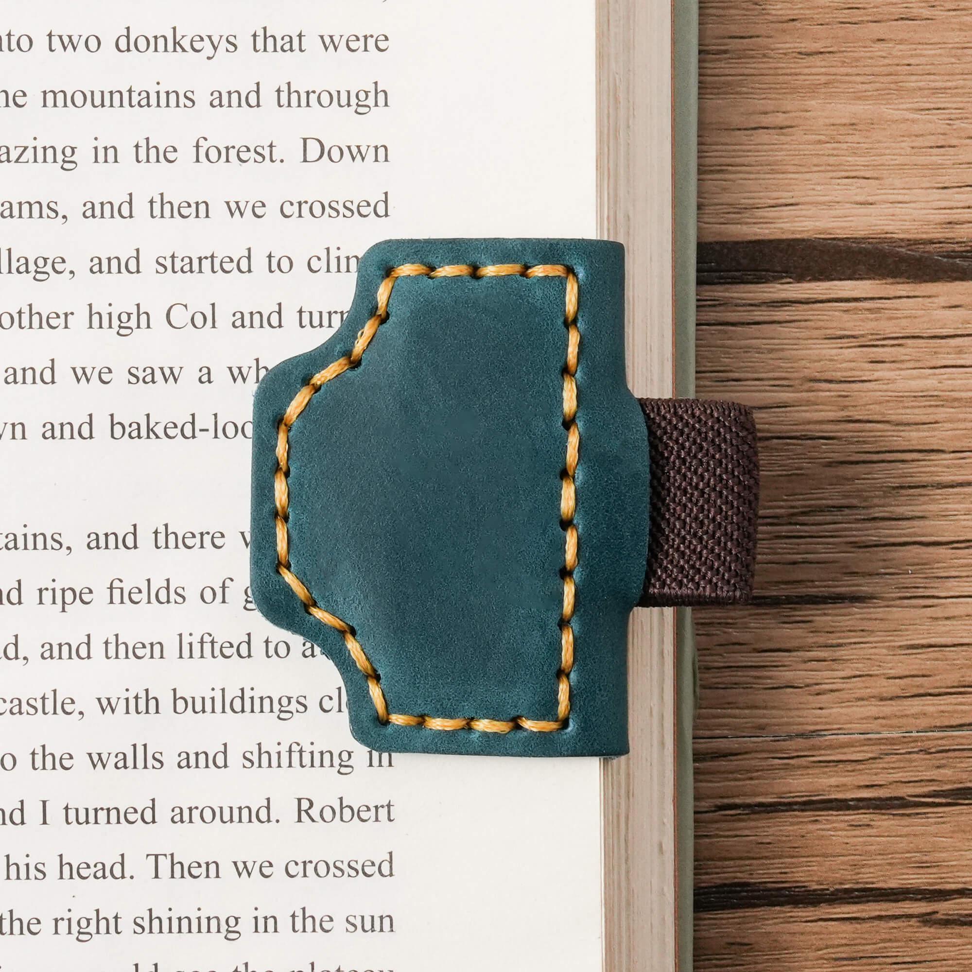 [Copy]Personalized Magnetic Leather Pen Holder, Custom Engraved Bookmark, Gift for Book Lovers