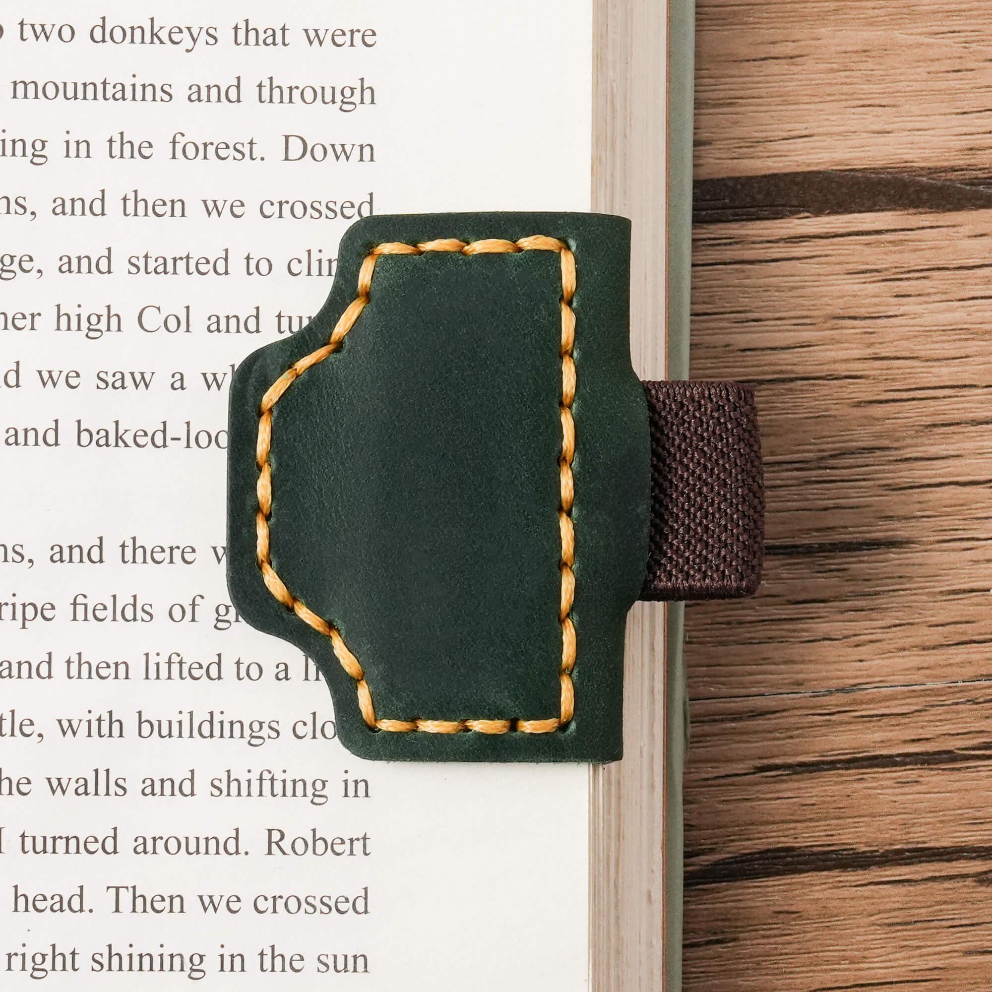 [Copy]Personalized Magnetic Leather Pen Holder, Custom Engraved Bookmark, Gift for Book Lovers