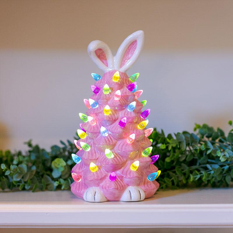 (🔥HOT SALE NOW 49% OFF) - 🐰🐰Easter Pink Bunny Tree-Buy 2 Free Shipping