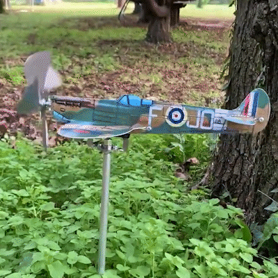 Supermarine Spitfire Aircraft Garden Art Decor