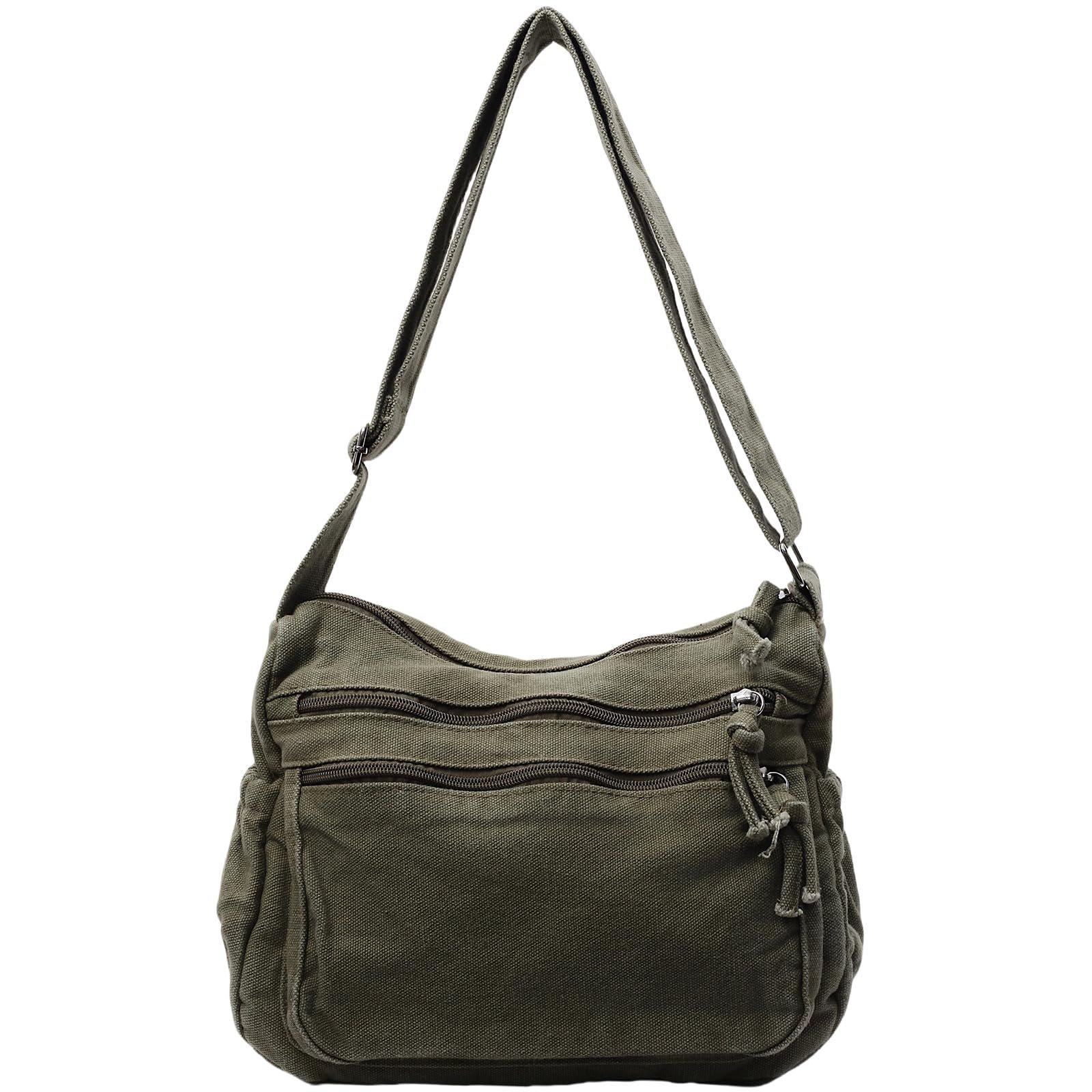 Canvas Crossbody Bag