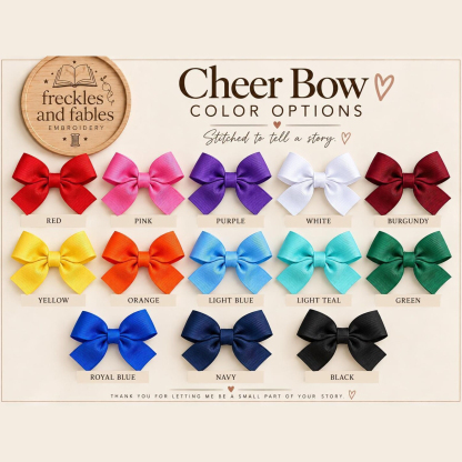 Personalized Cheer Bear Gift – Custom Embroidered Uniform & Bow, Team Spirit Stuffed Animal, Cheerleader Keepsake for Girls, Teammates & Coaches