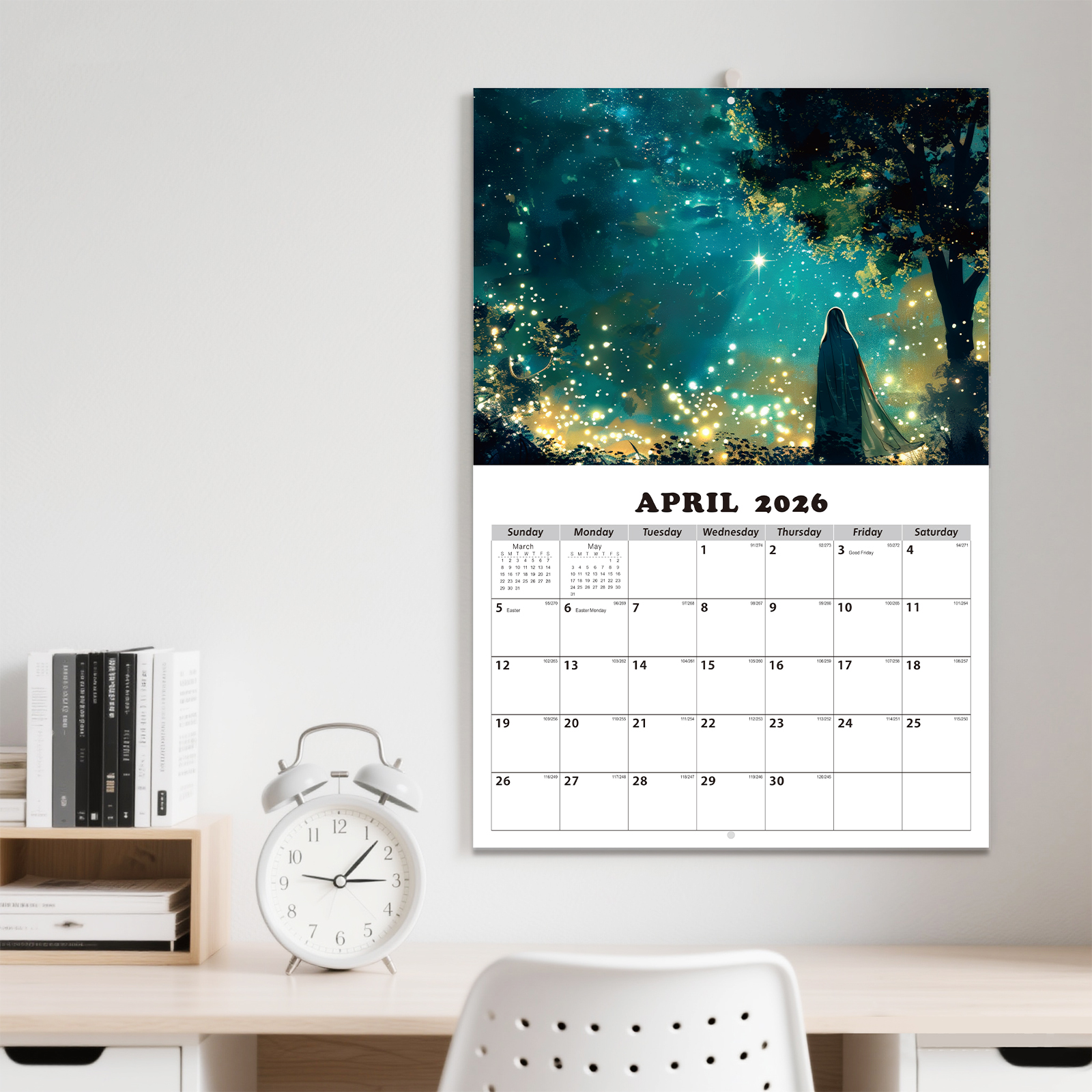 We offer custom-made wall calendars featuring your company name, address, and contact details, along with your product images and logo. Please contact us with your specific requirements, and we will provide a satisfactory solution within one to two days.