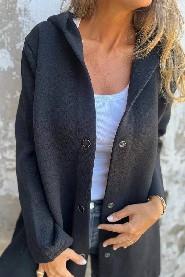Solid Color Casual Women's Coat