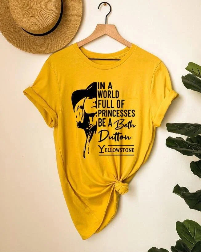 Custom loose casual printed short sleeve T-shirt
