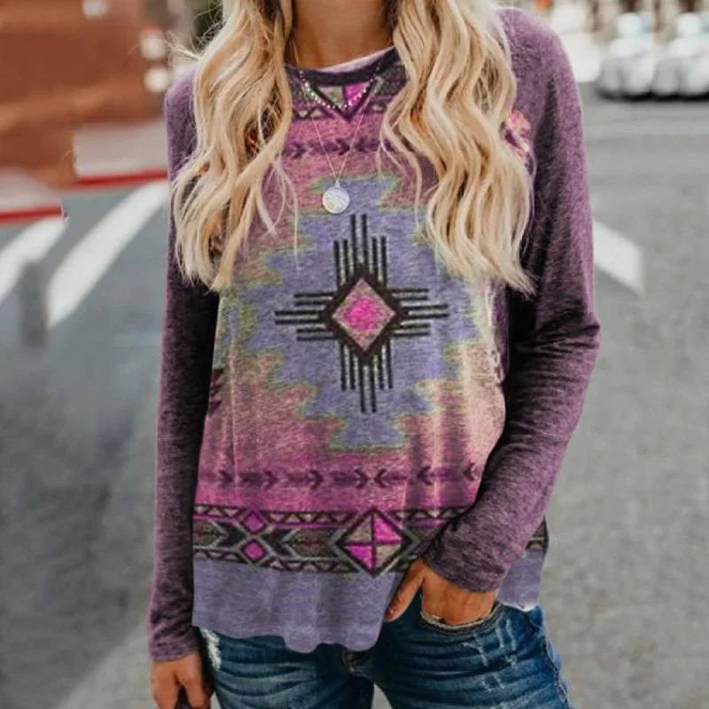 fashion tie dyed long sleeved sportswear