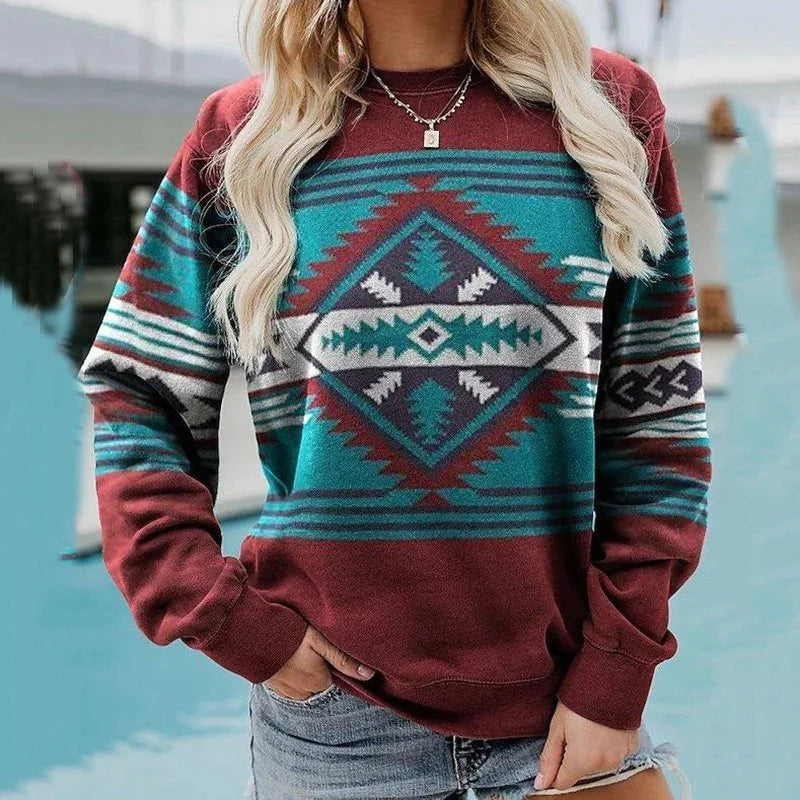 fashion tie dyed long sleeved sportswear