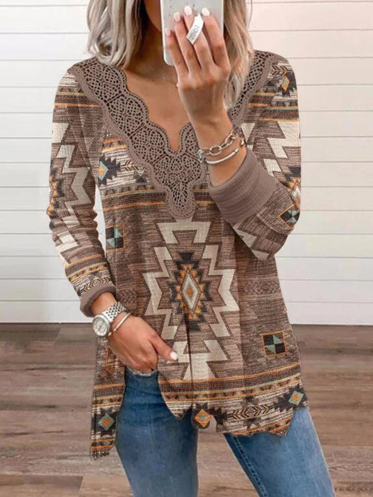 Western style printed fashion casual casual casual clothes