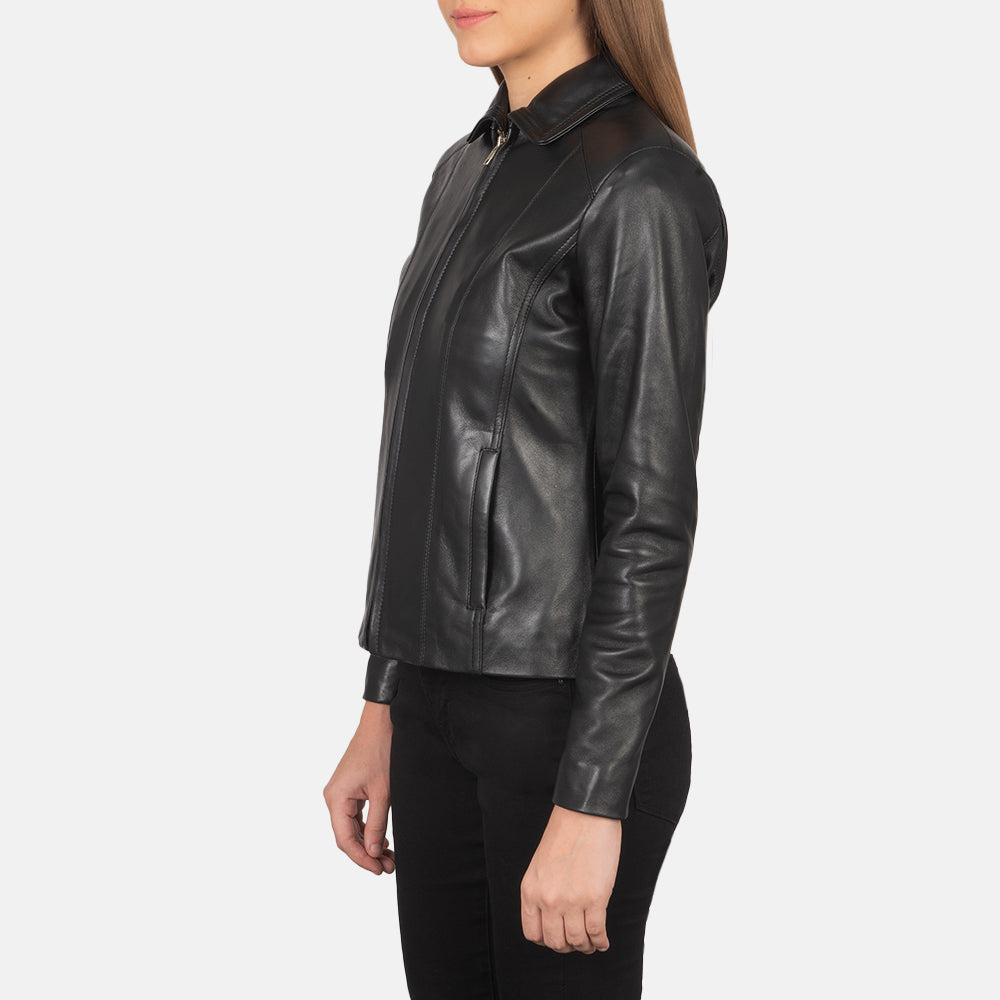 Colette Black Leather Jacket