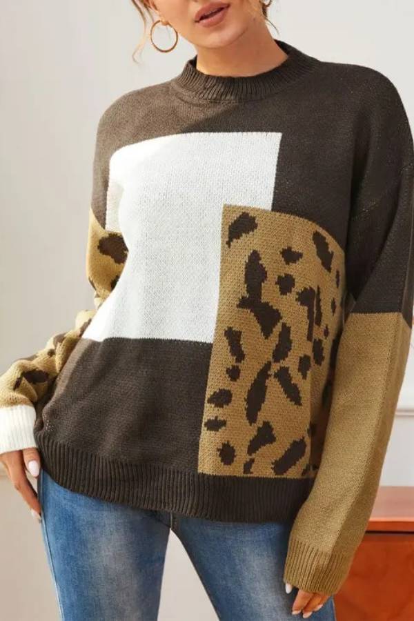 Loose Crew Neck Sweater