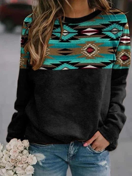 fashion tie dyed long sleeved sportswear