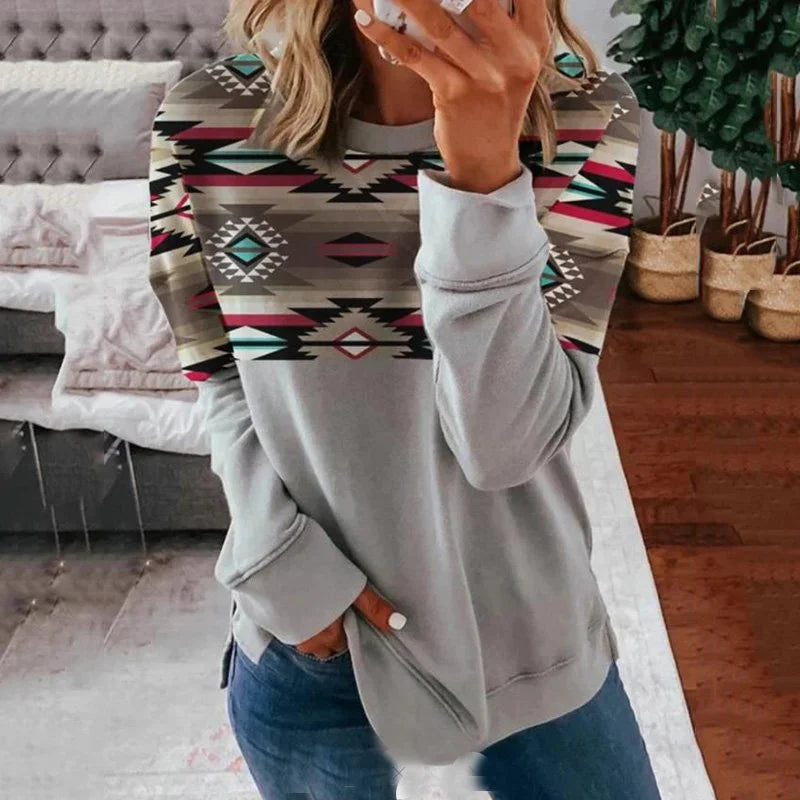 fashion tie dyed long sleeved sportswear