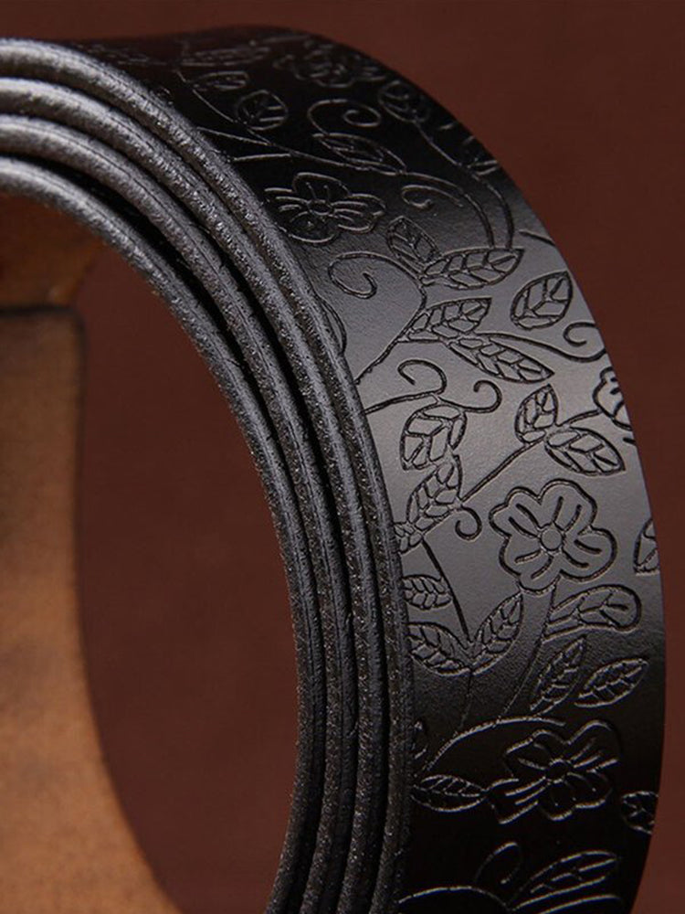 Wisherryy Western Vintage Leather Belt