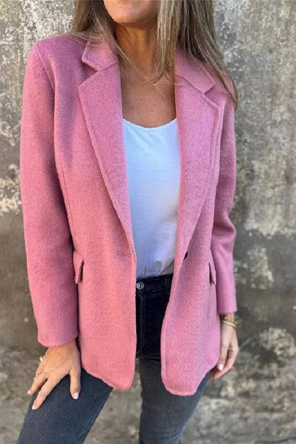 Fashionable and versatile lapel jacket