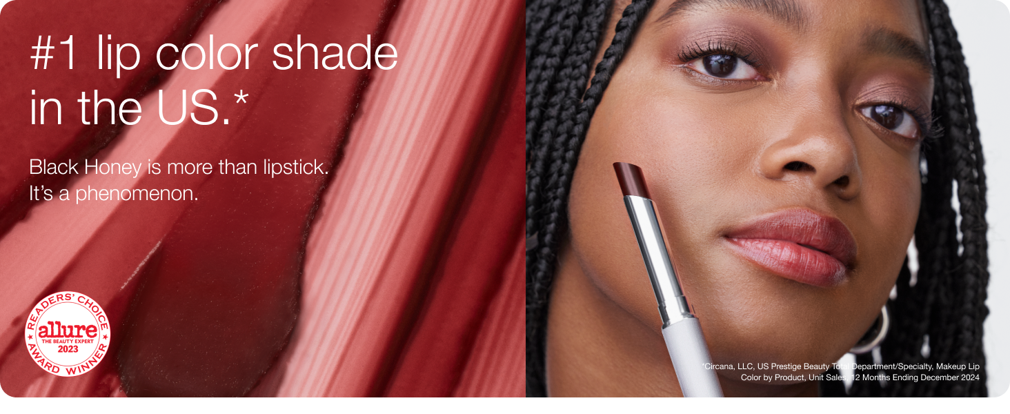 #1 lip color shade in the US. Black honey is more than a lipstick its a phenomenon, allure beauty