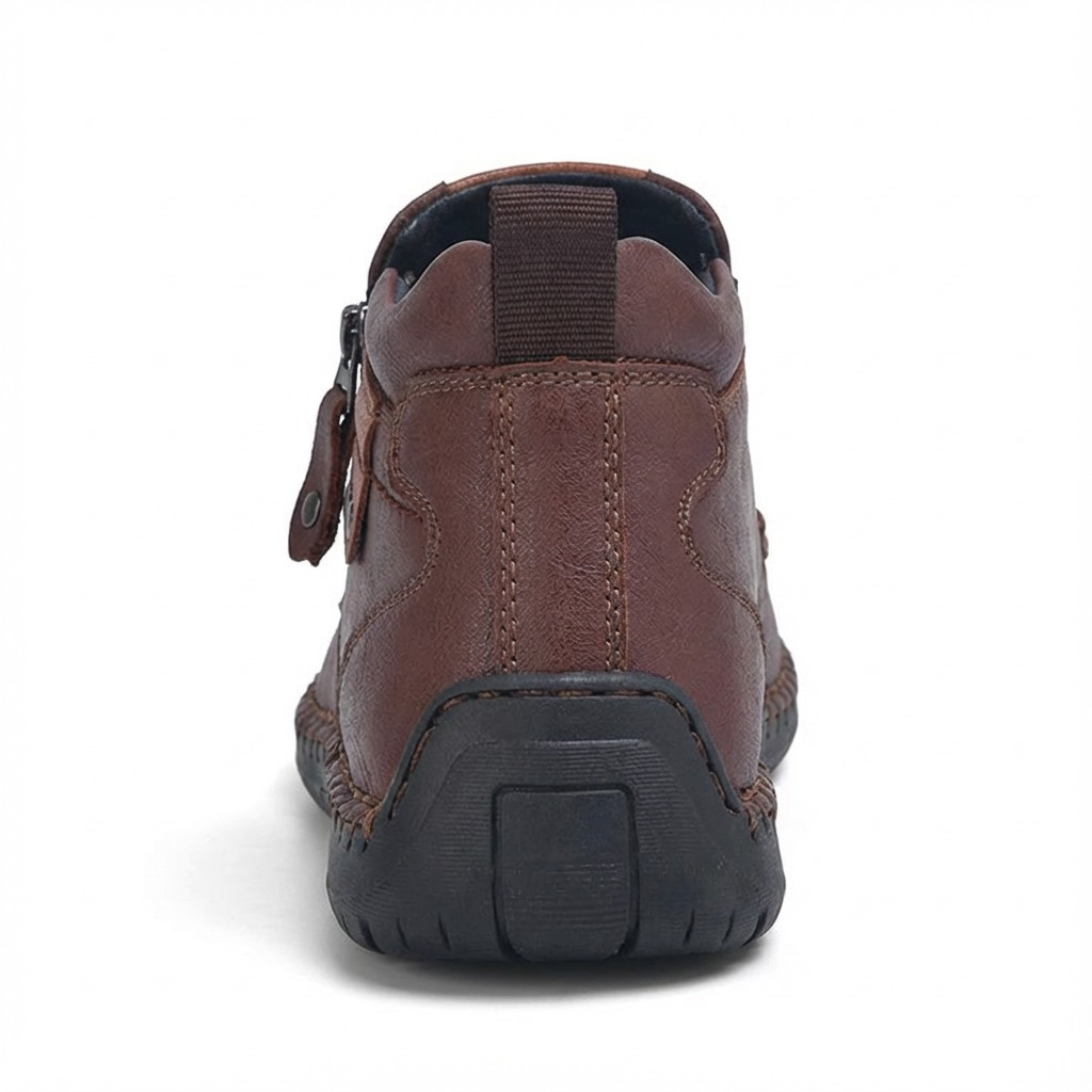 ⏰Promotion 50% OFF - Men's Handcrafted Vintage Genuine Leather Slip On Ankle Boots