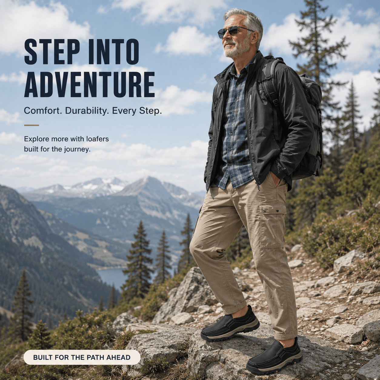 ⏰Promotion 50% OFF - Men’s Comfort Orthopedic Leather Slip-On Loafers — Easy On & Arch Support