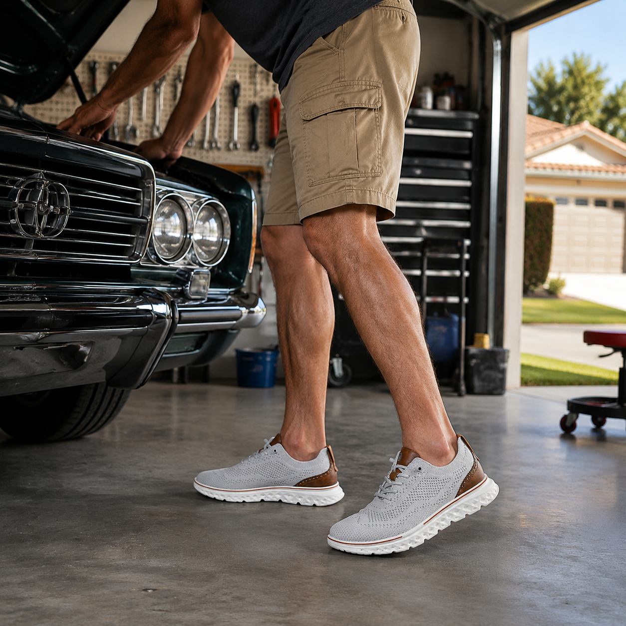 ⏰Promotion 50% OFF - Men's Ultra Comfortable Orthopedic Walking Shoes for Foot and Heel Pain Relief