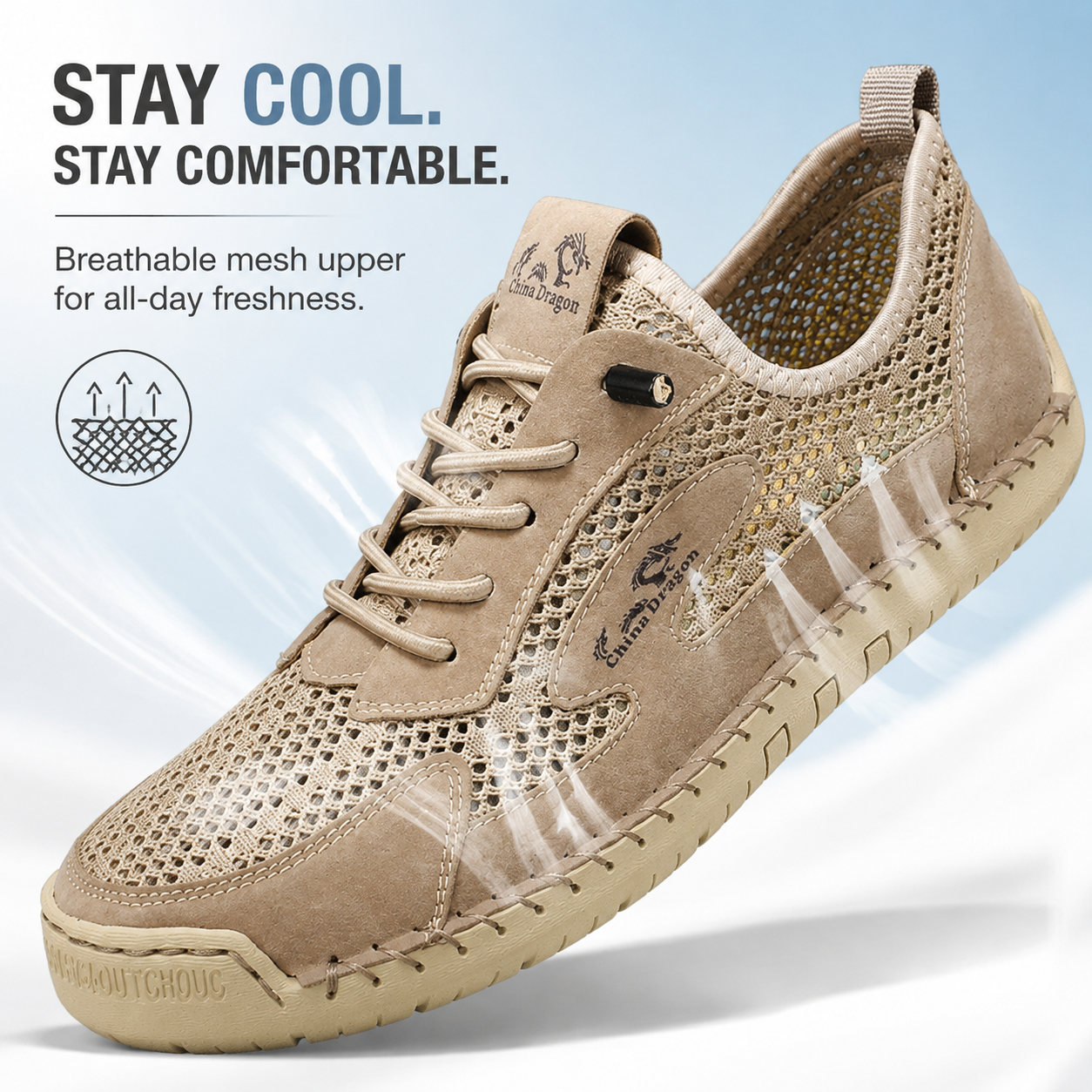 Men’s Breathable Orthopedics Comfort Walking Shoes