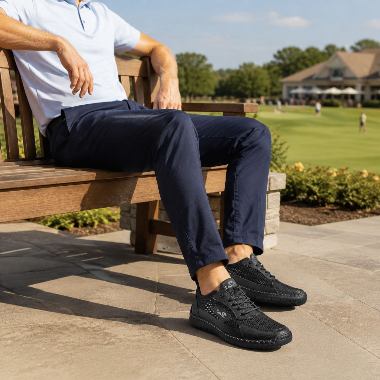 Men’s Breathable Orthopedics Comfort Walking Shoes