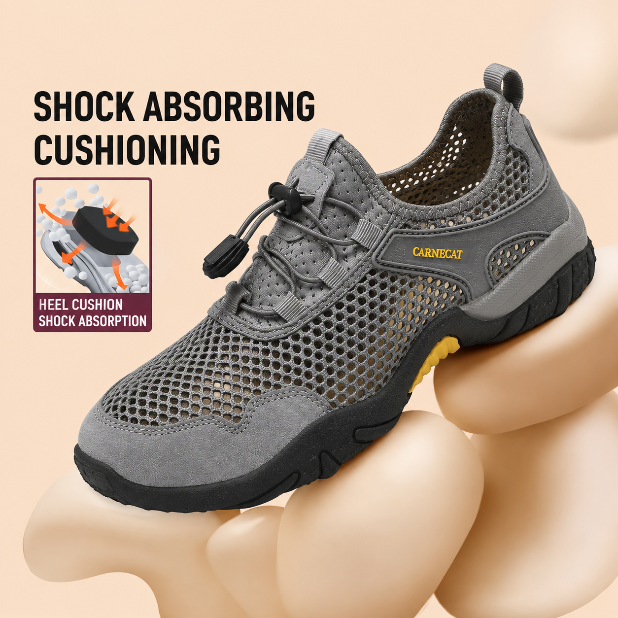 Men's Lightweight Walking Shoes – Breathable Comfort Sneakers Built for All-Day Adventures