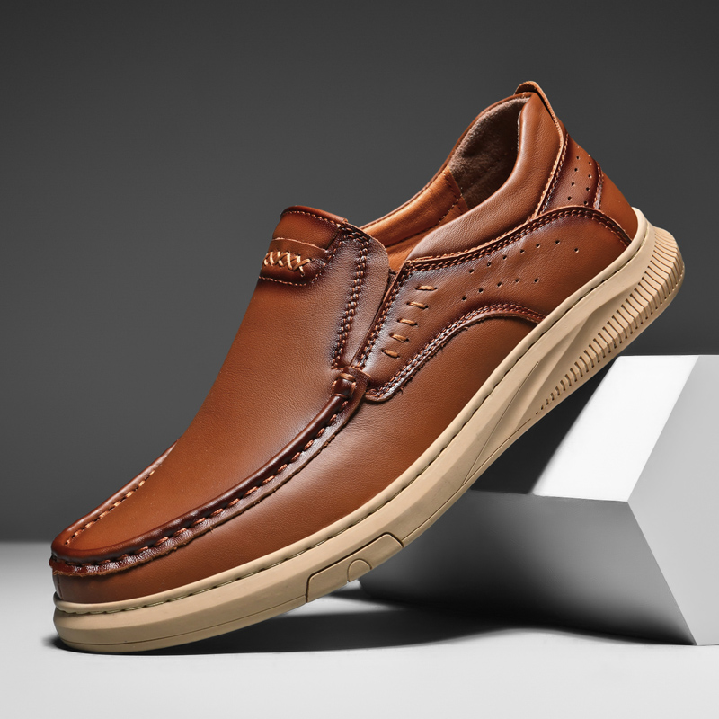 Last Day 50% OFF⏳Men‘s Comfortable Orthopedic Slip-On Leather Loafers