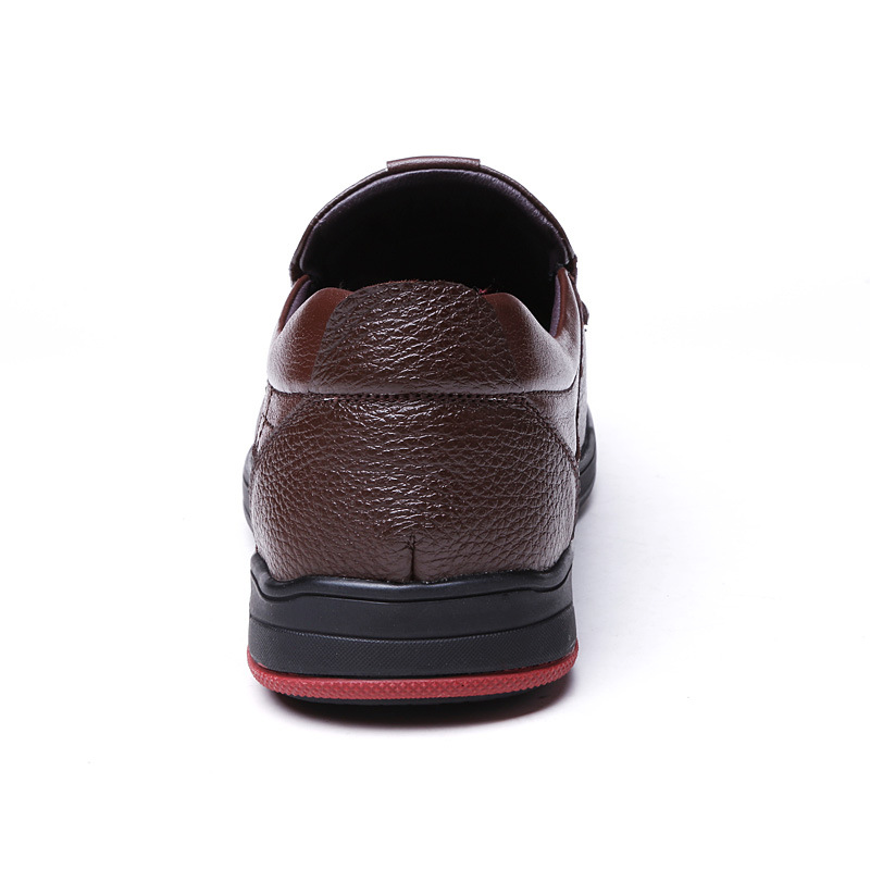 Comfymore™ Mens Genuine Leather Soft Insole Casual Business Slip On Loafers