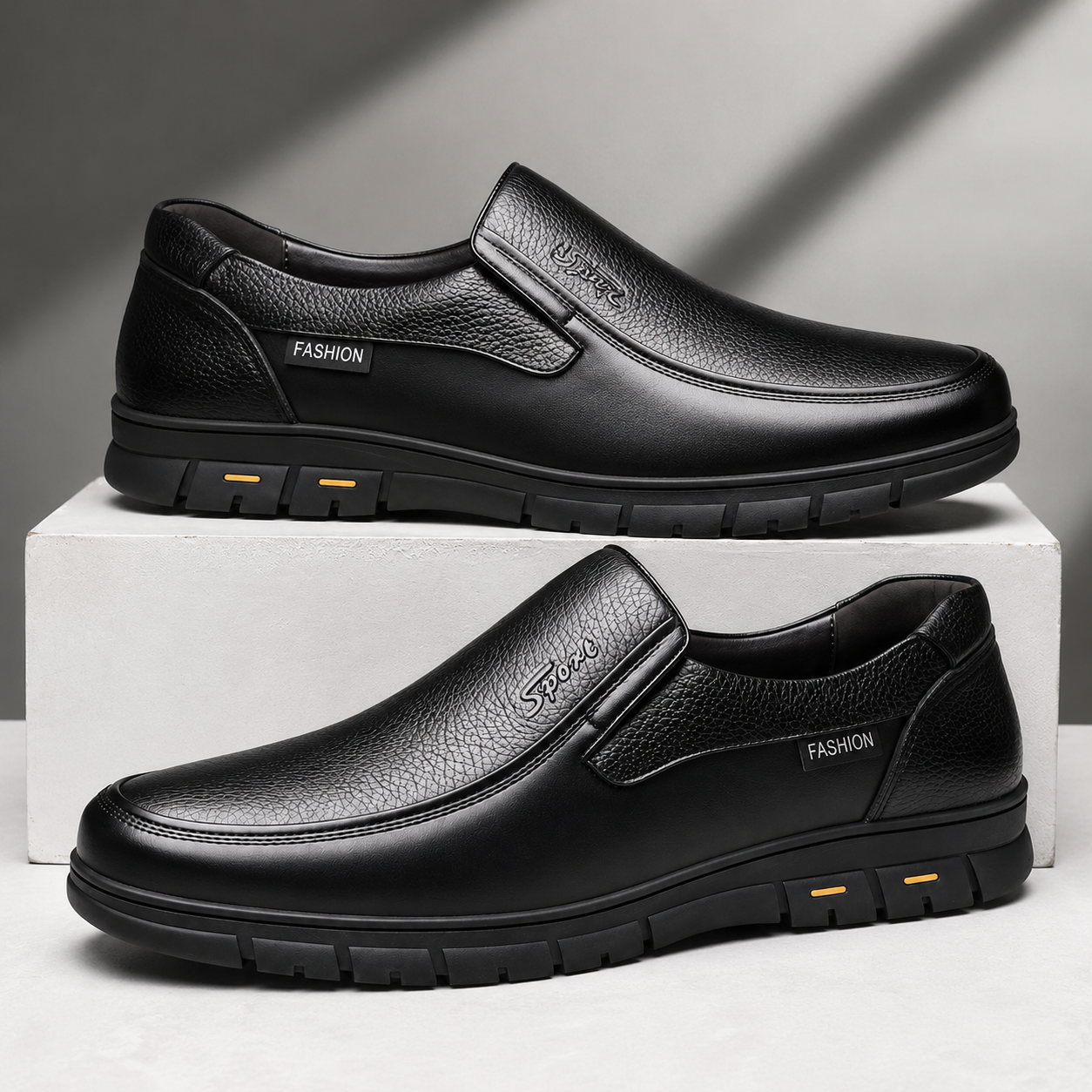 Men’s Arch Support Loafers – Easy Slip-On Comfort Shoes for Everyday Walking