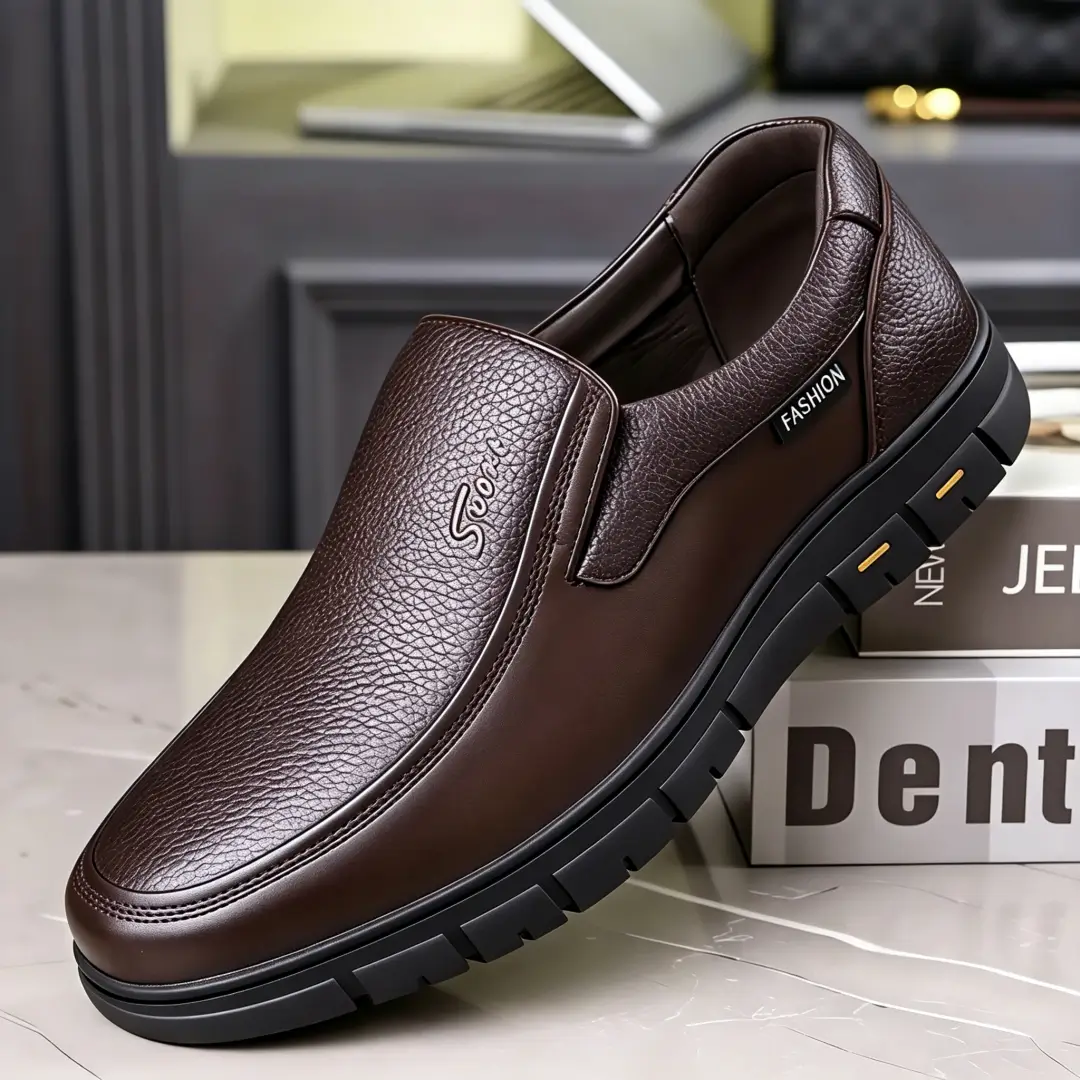 Men’s Arch Support Loafers – Easy Slip-On Comfort Shoes for Everyday Walking