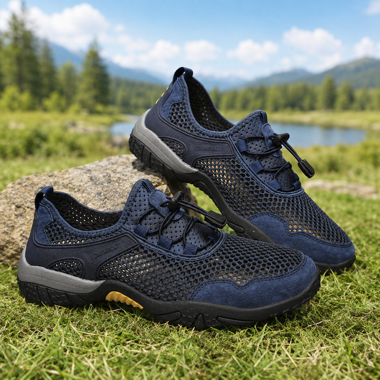 Men's Lightweight Walking Shoes – Breathable Comfort Sneakers Built for All-Day Adventures