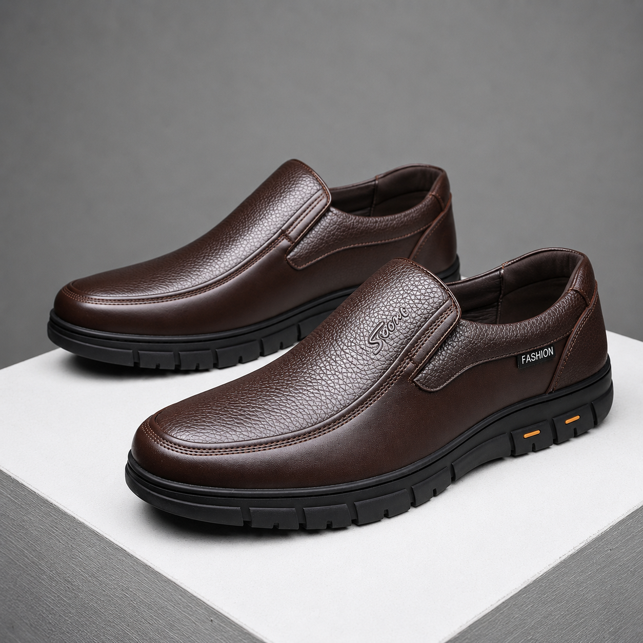 Men’s Arch Support Loafers – Easy Slip-On Comfort Shoes for Everyday Walking