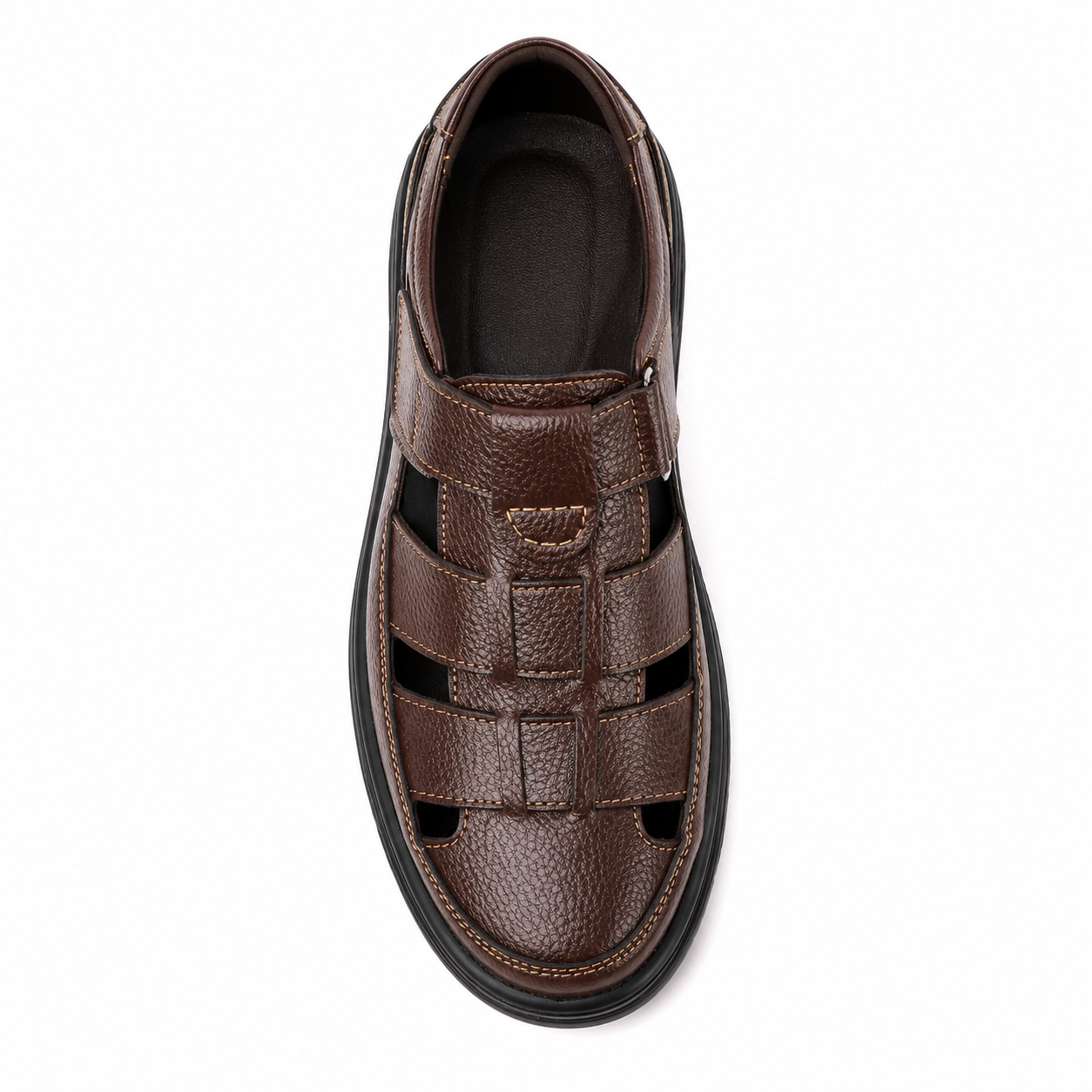 Men's Genuine Leather Comfort Walking Sandals