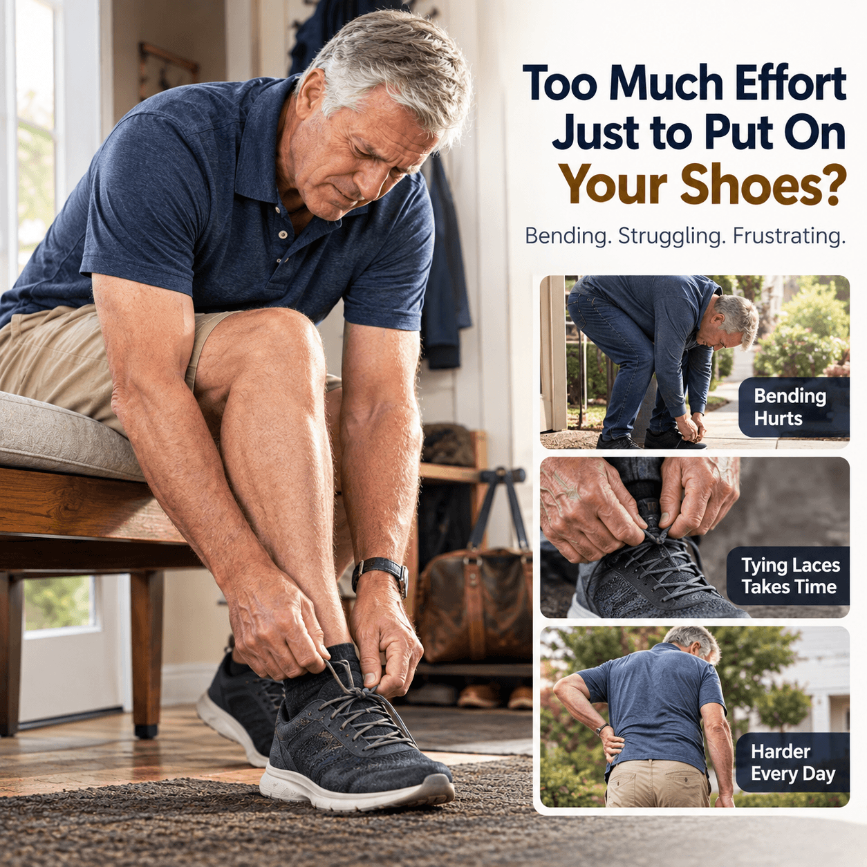 Orthopedic Walk-All-Day Loafers: Wide Toe Box & Premium Arch Support - Men's Leather Casual Shoes