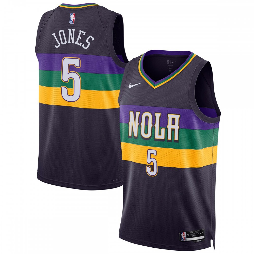 Youth New Orleans Pelicans Purple Edition City Swingman Basketball Jersey – Herbert Jones