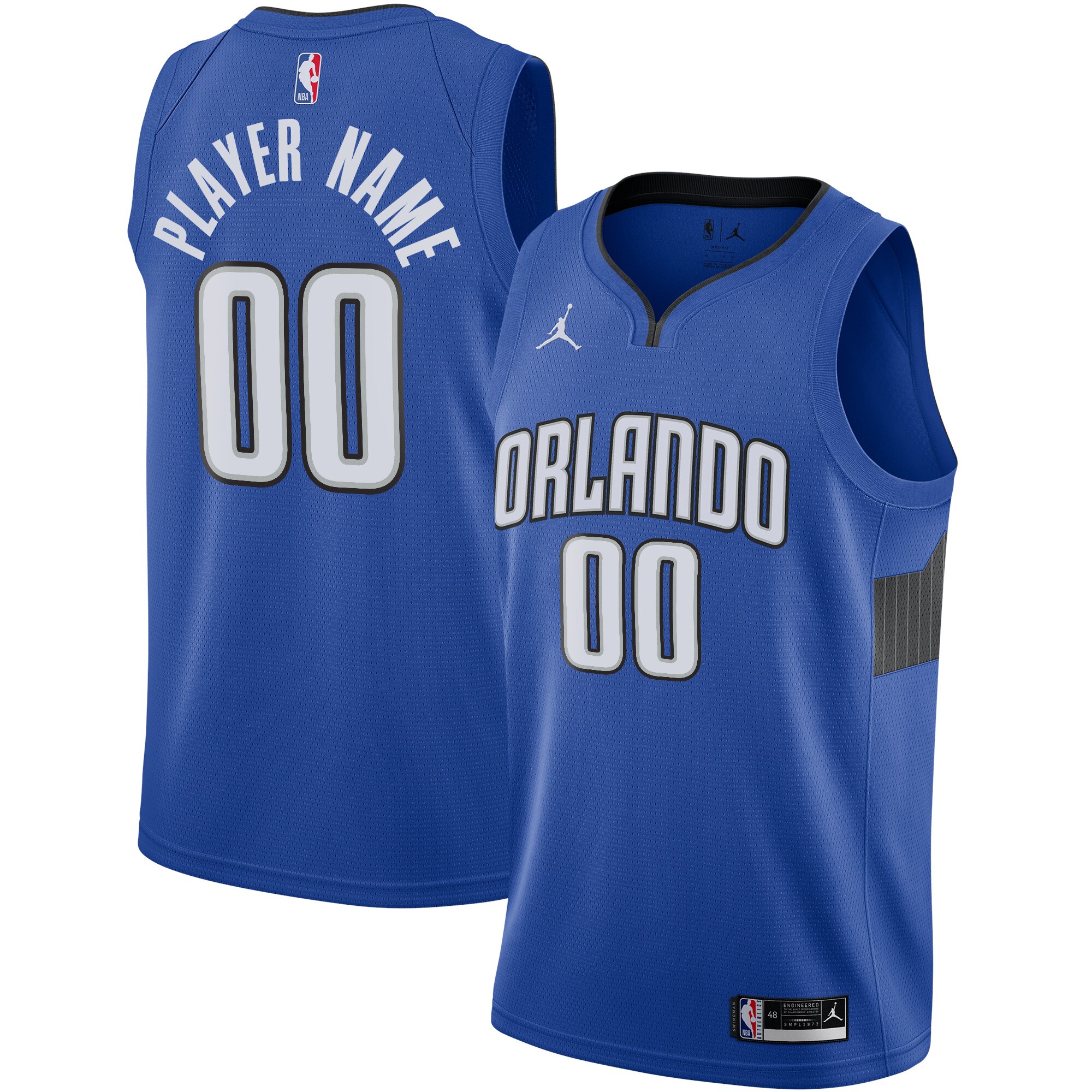 Men's Orlando Magic Blue Custom Edition Statement Swingman Basketball Jersey