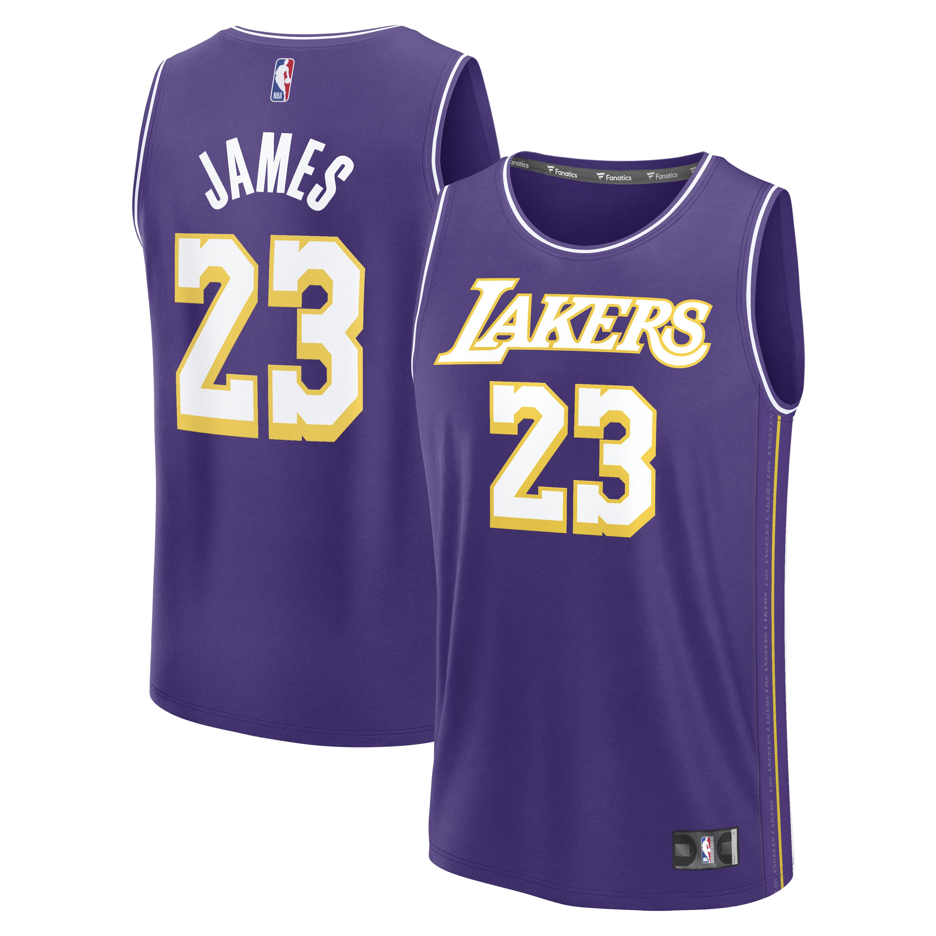 Youth Los Angeles Lakers Purple Fast Break Edition Statement Basketball Jersey – LeBron James
