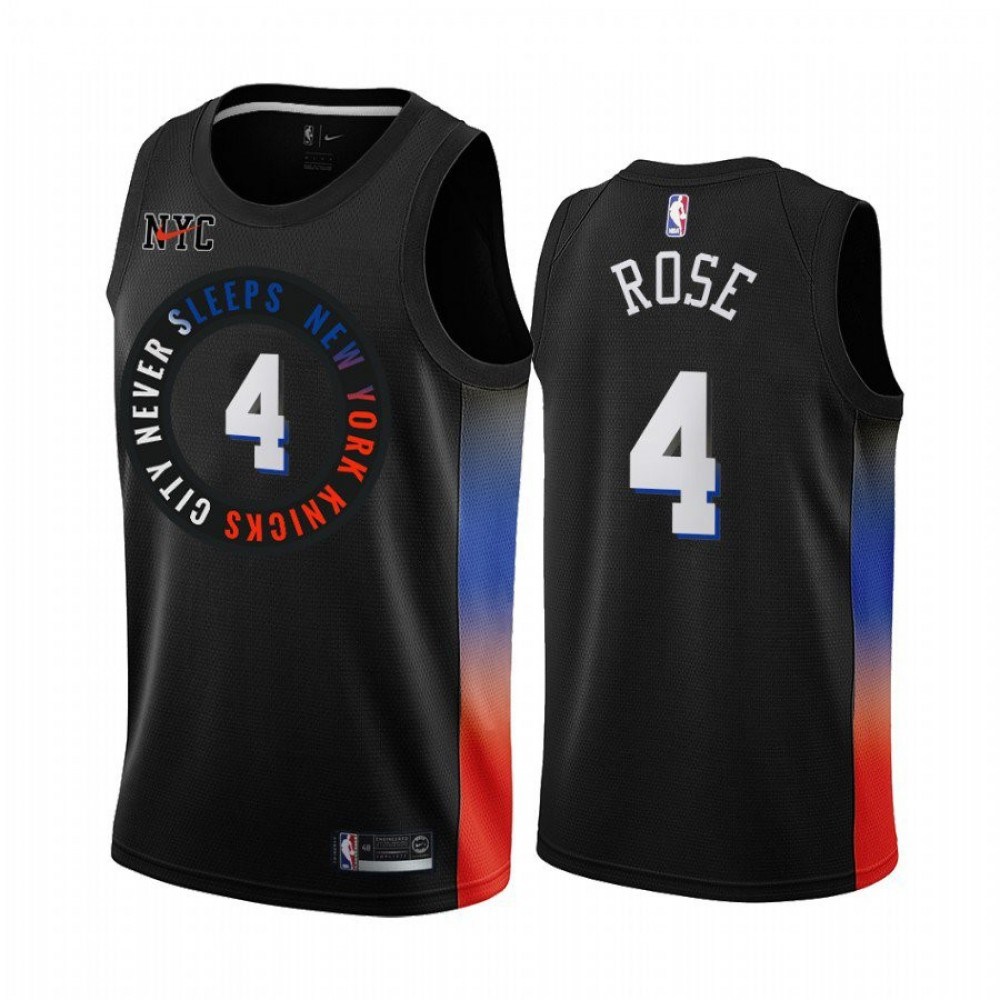 Women's New York Knicks Edition City Swingman Basketball Jersey – Derrick Rose