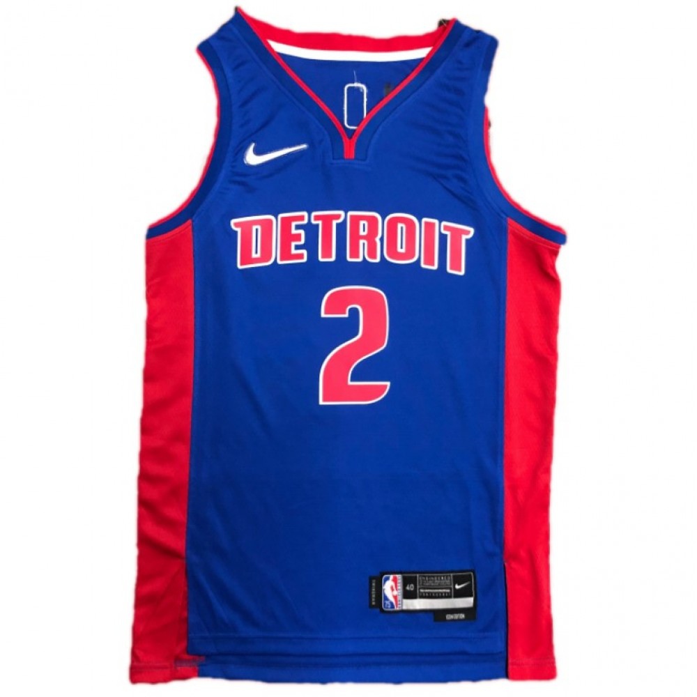 Women's Detroit Pistons Blue Edition Icon Swingman Basketball Jersey – Cade Cunningham